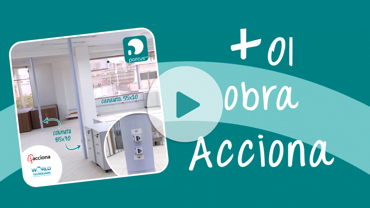 Obra Canaleta para fios ACCIONA WT Service