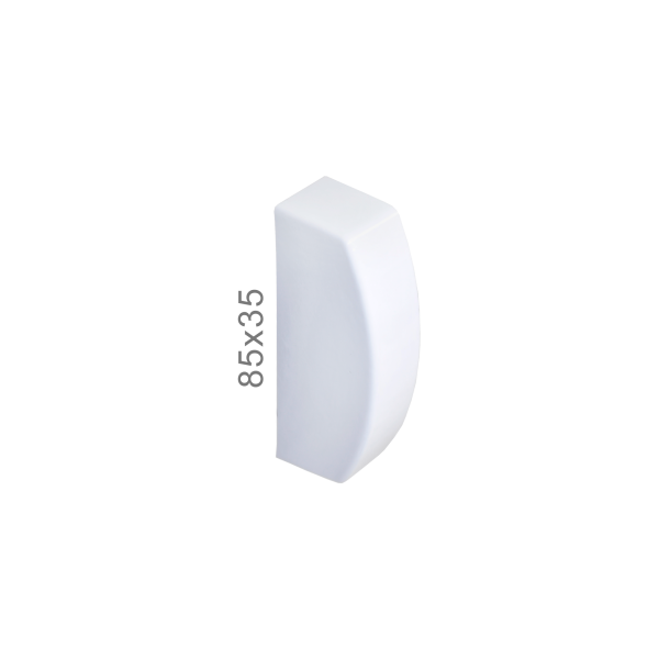 Terminal 85x35mm Branco
