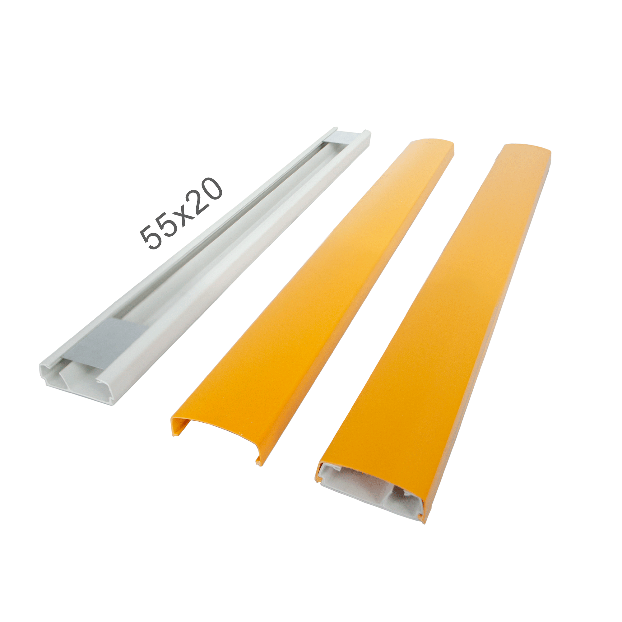 Canaleta para fios 55x20 Laranja Canaleta para fios 55x20 Laranja