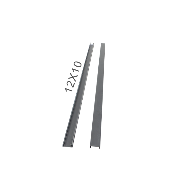 Canaleta-12x10x2000-(Base-+-Tampa)-Preta