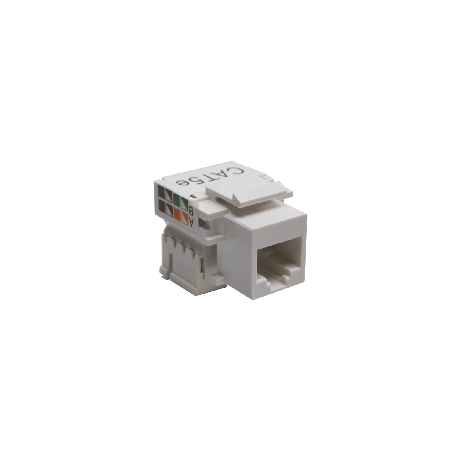 Keystone RJ45 Cat5e Branco para Canaleta Parcus Design