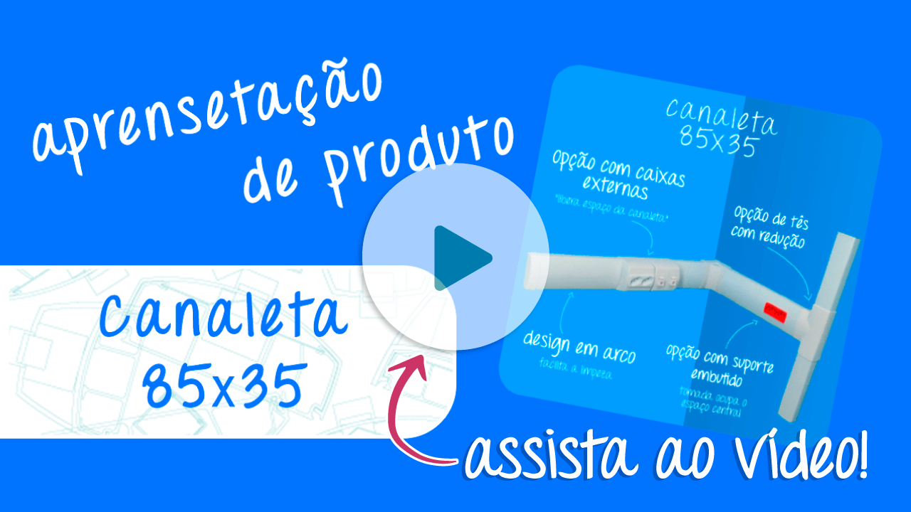 assistir vídeo Vídeo de Apresentação de canaleta para fios da Parcus - arc 85x35