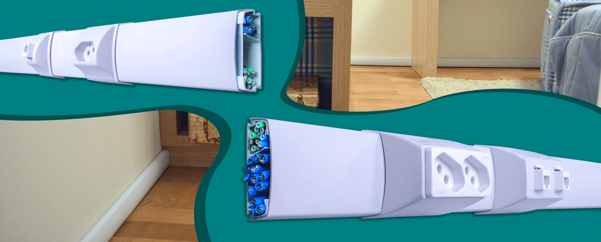 Canaleta para fios instalações elétricas aparentes com canaletas aparentes como solução moderna