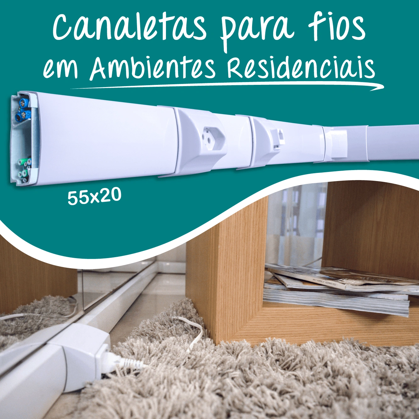Canaletas para casas aplicadas em instalações residenciais modernas com infraestrutura aparente