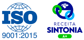 Selos Sintonia A+ e ISO 9001:2015 com Canaletas para fios