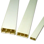 Canaleta para fios elétricos em Sistema X utilizado para comparação técnica