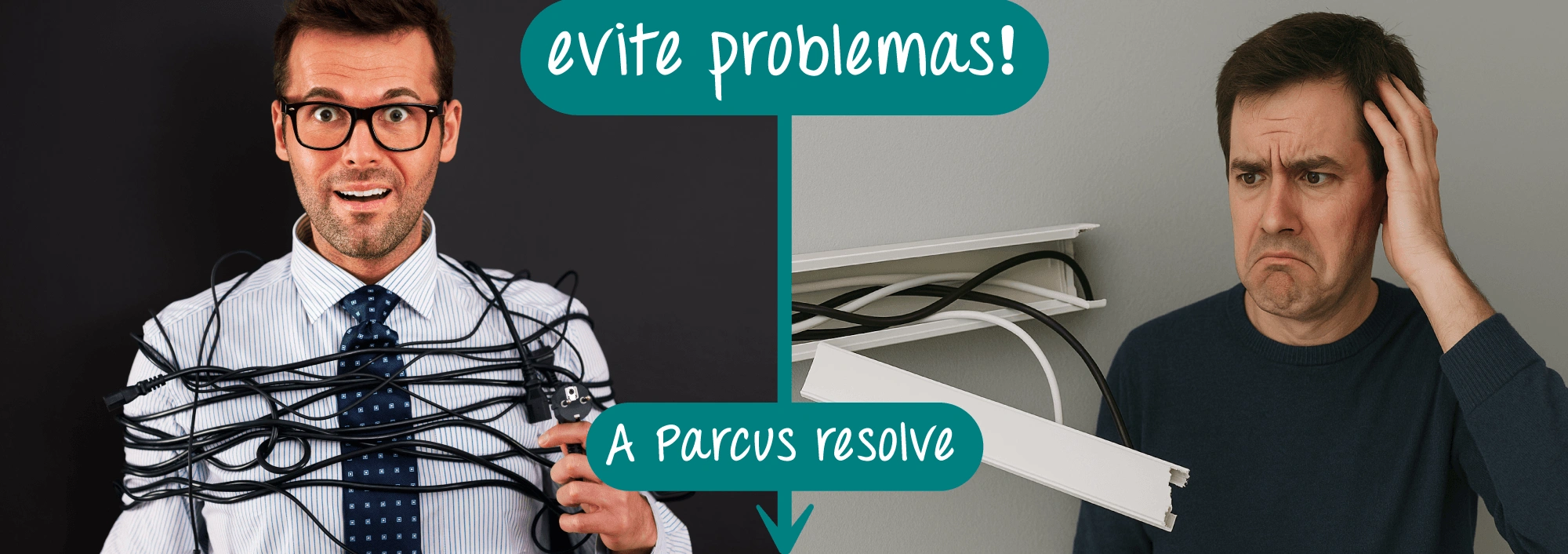 Evite problemas de canaleta para fios elétricos com as canaletas para fios da Parcus