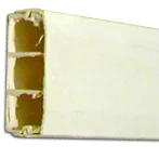 Comparativo de canaleta reforçada 55x20 com canaleta convencional 40x16